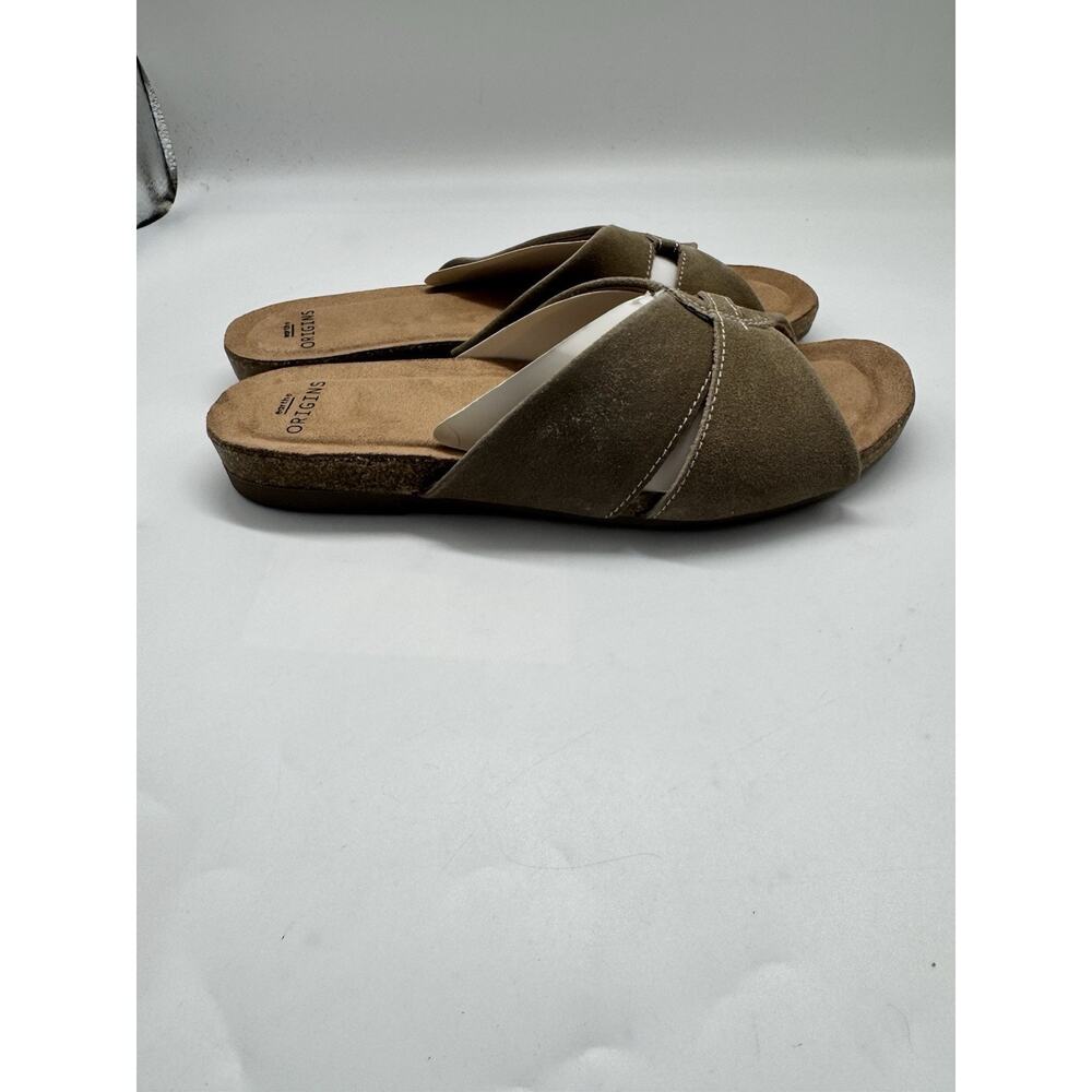 NWB Earth Origins Lexi Sandals Women's 9.5M Sedona Brown Suede Flats - Picture 4 of 10